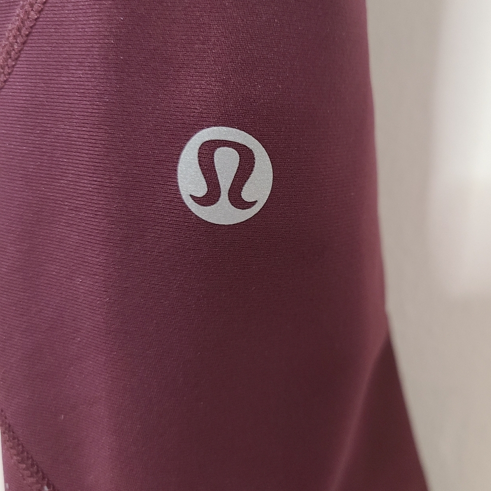 Lululemon Tight Stuff Tight II 25" Legging Deep Ruby Sz 4 - Picture 10 of 15